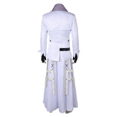 Game Final Fantasy Rufus White Set Outfits Cosplay Costume Halloween Carnival Suit